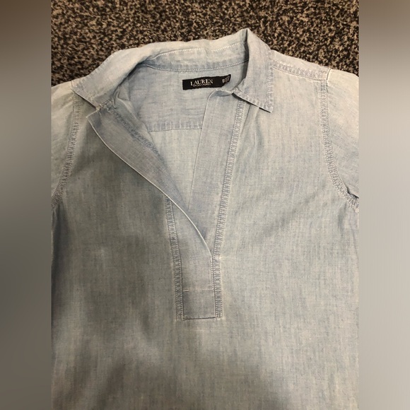 Lauren Ralph Lauren light blue jeans dress size XS - Picture 9 of 9